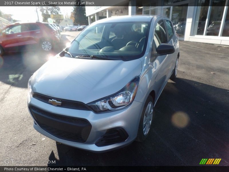 Silver Ice Metallic / Jet Black 2017 Chevrolet Spark LS