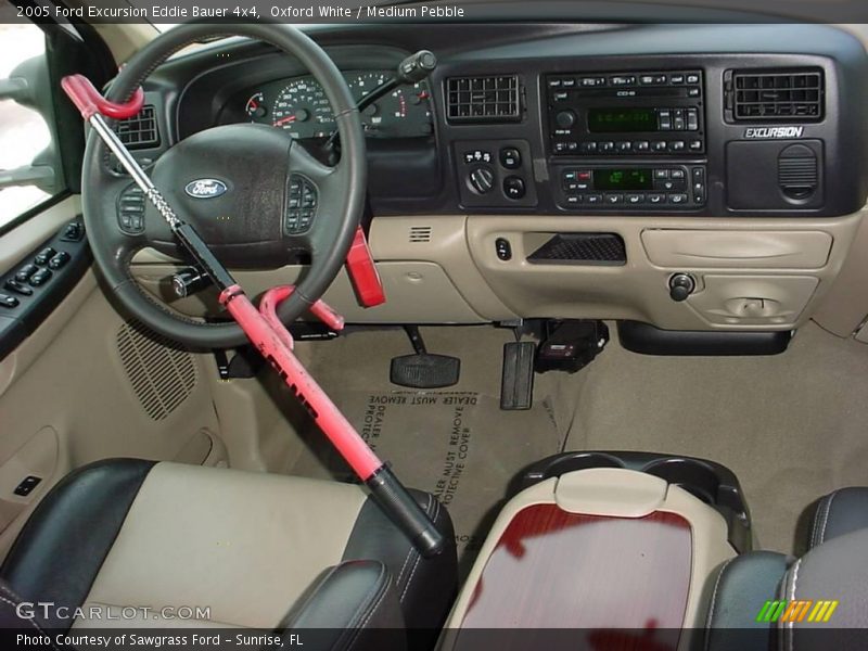 Oxford White / Medium Pebble 2005 Ford Excursion Eddie Bauer 4x4