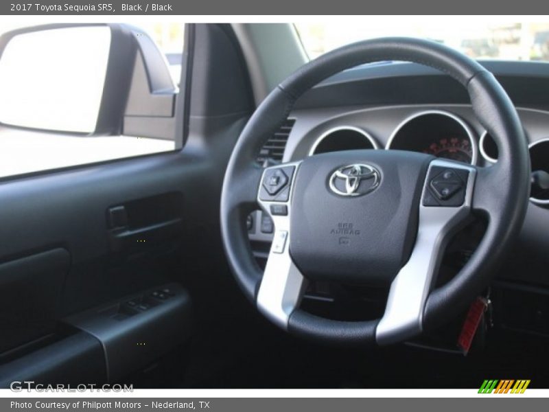 Black / Black 2017 Toyota Sequoia SR5