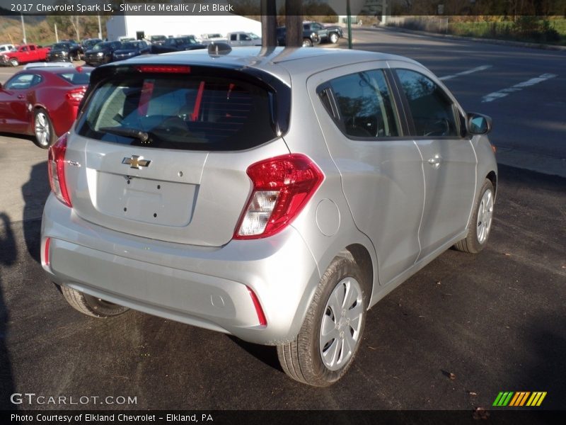Silver Ice Metallic / Jet Black 2017 Chevrolet Spark LS