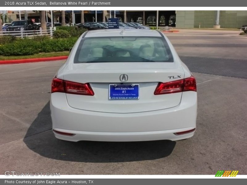Bellanova White Pearl / Parchment 2018 Acura TLX Sedan