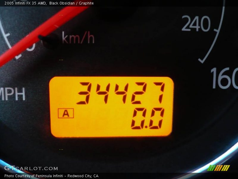 Black Obsidian / Graphite 2005 Infiniti FX 35 AWD