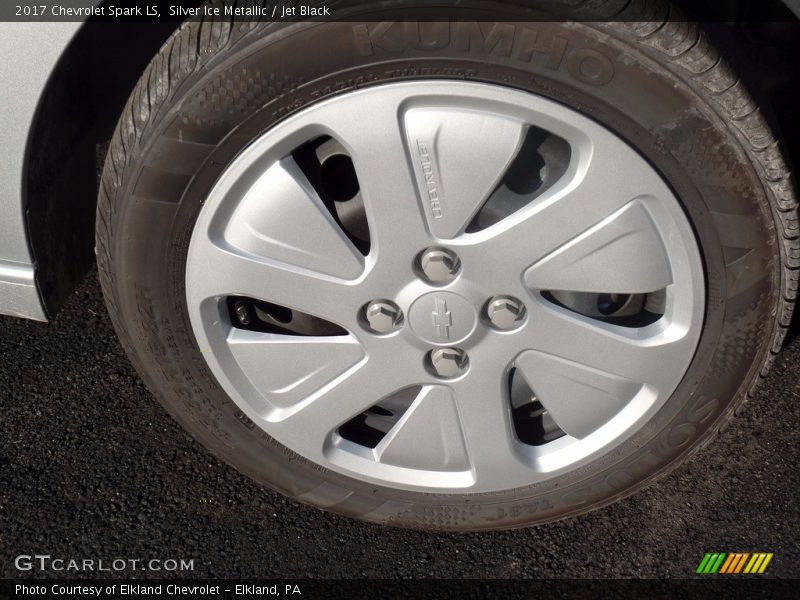 Silver Ice Metallic / Jet Black 2017 Chevrolet Spark LS