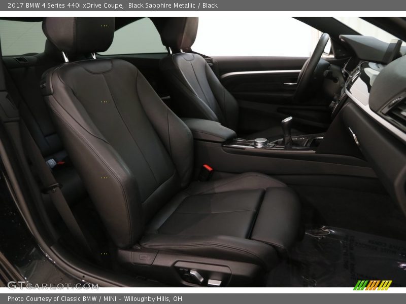 Black Sapphire Metallic / Black 2017 BMW 4 Series 440i xDrive Coupe