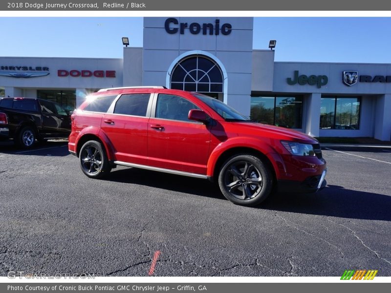 Redline / Black 2018 Dodge Journey Crossroad