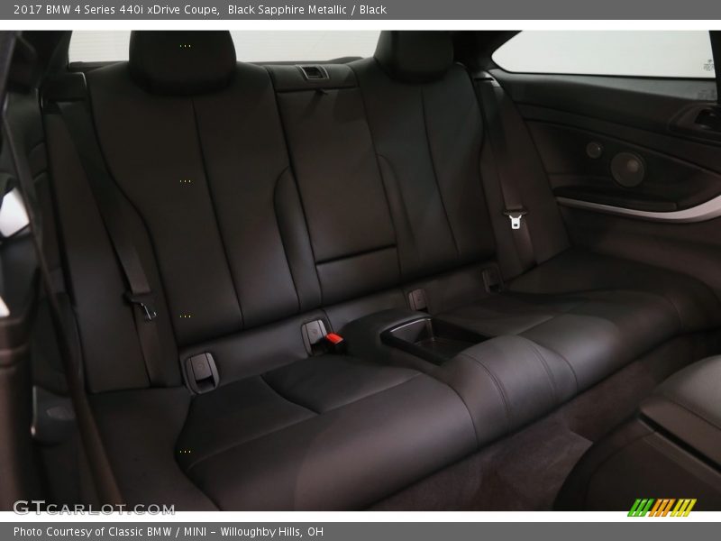 Black Sapphire Metallic / Black 2017 BMW 4 Series 440i xDrive Coupe
