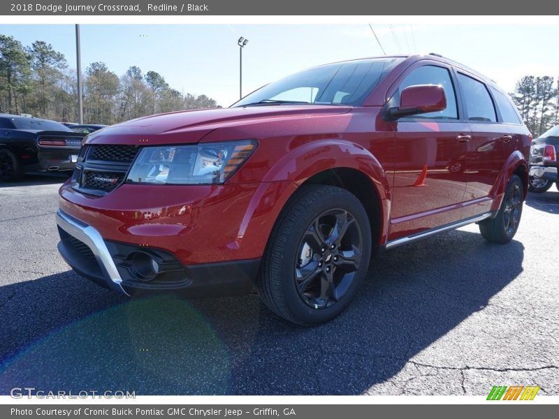 Redline / Black 2018 Dodge Journey Crossroad