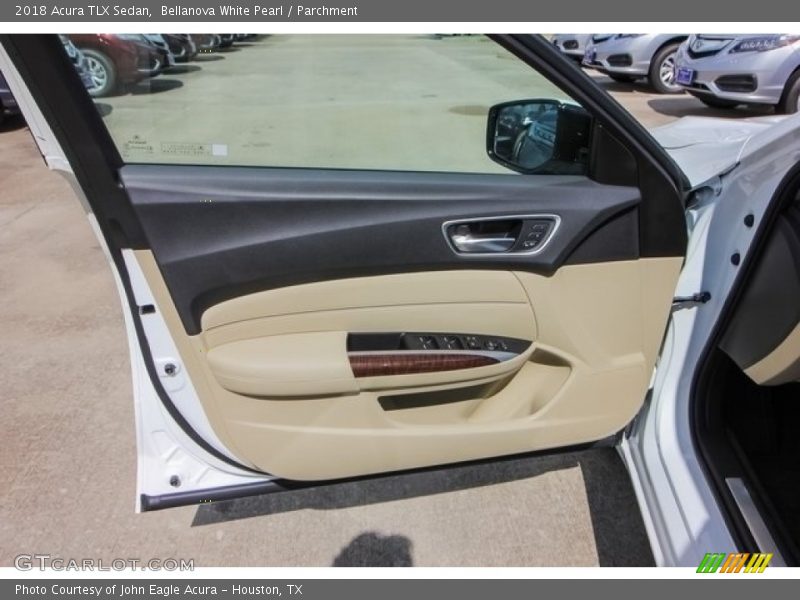 Bellanova White Pearl / Parchment 2018 Acura TLX Sedan