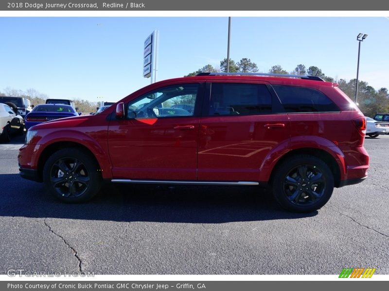 Redline / Black 2018 Dodge Journey Crossroad