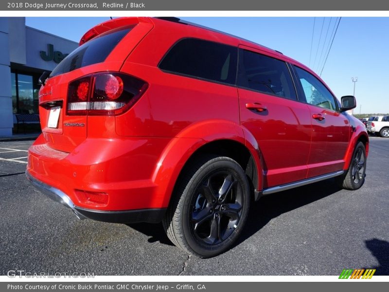 Redline / Black 2018 Dodge Journey Crossroad