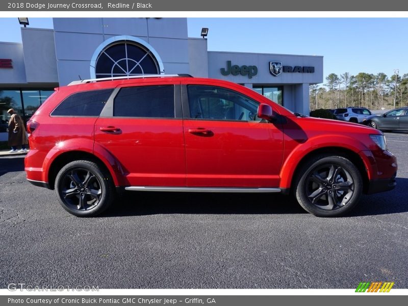 Redline / Black 2018 Dodge Journey Crossroad