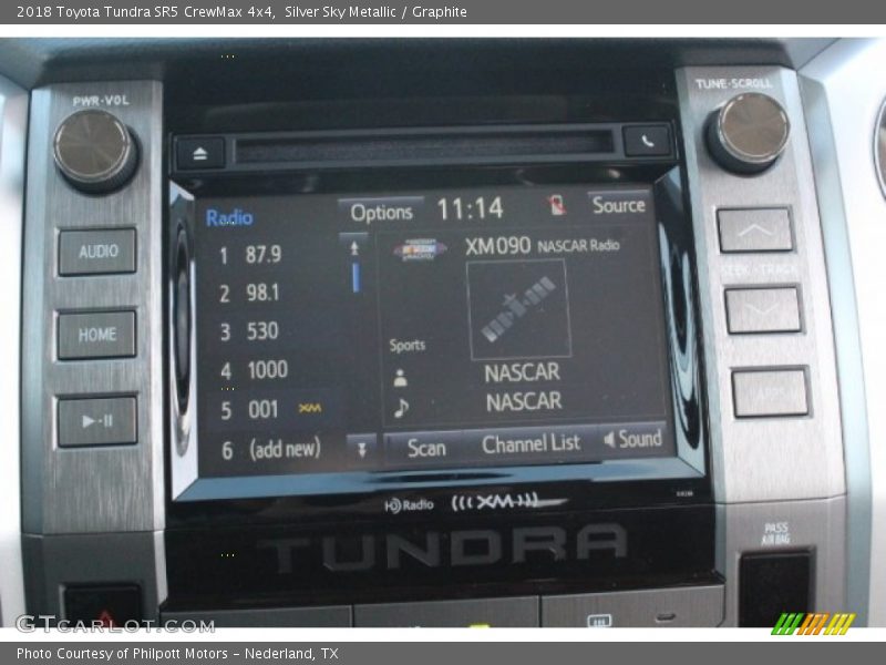 Silver Sky Metallic / Graphite 2018 Toyota Tundra SR5 CrewMax 4x4