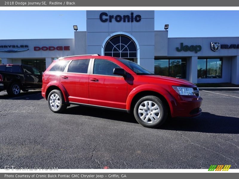 Redline / Black 2018 Dodge Journey SE
