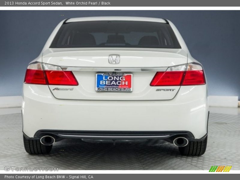 White Orchid Pearl / Black 2013 Honda Accord Sport Sedan