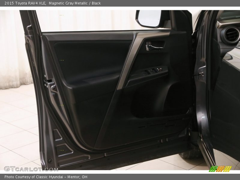 Magnetic Gray Metallic / Black 2015 Toyota RAV4 XLE