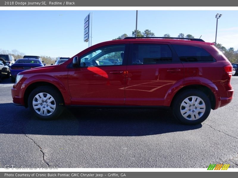 Redline / Black 2018 Dodge Journey SE
