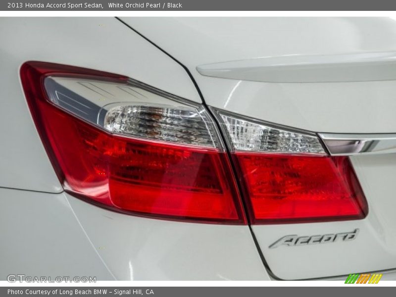 White Orchid Pearl / Black 2013 Honda Accord Sport Sedan