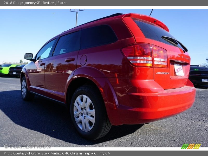 Redline / Black 2018 Dodge Journey SE