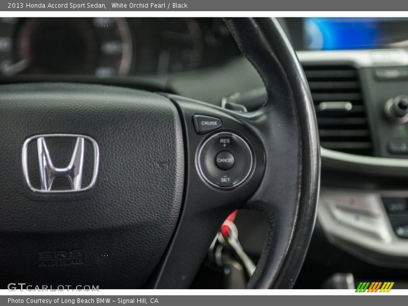 White Orchid Pearl / Black 2013 Honda Accord Sport Sedan