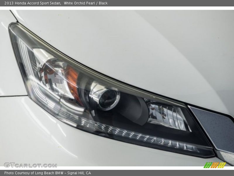 White Orchid Pearl / Black 2013 Honda Accord Sport Sedan
