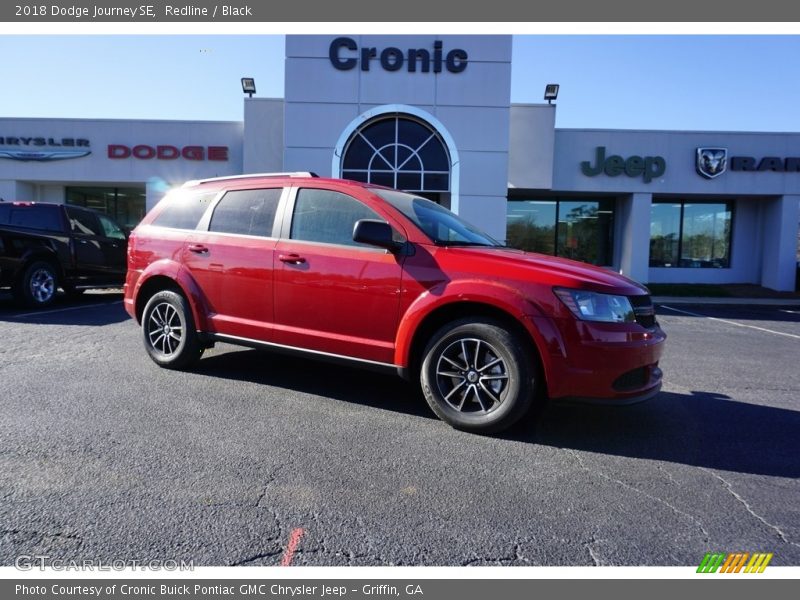 Redline / Black 2018 Dodge Journey SE