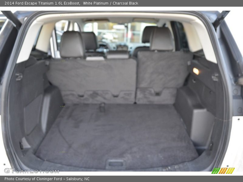 White Platinum / Charcoal Black 2014 Ford Escape Titanium 1.6L EcoBoost