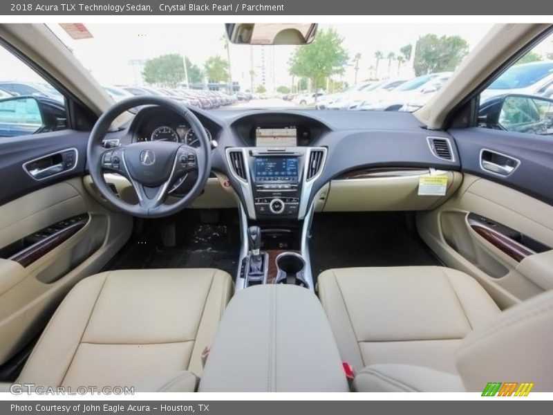 Crystal Black Pearl / Parchment 2018 Acura TLX Technology Sedan