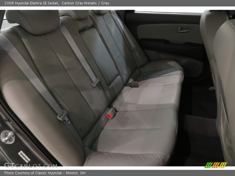 Carbon Gray Metallic / Gray 2008 Hyundai Elantra SE Sedan