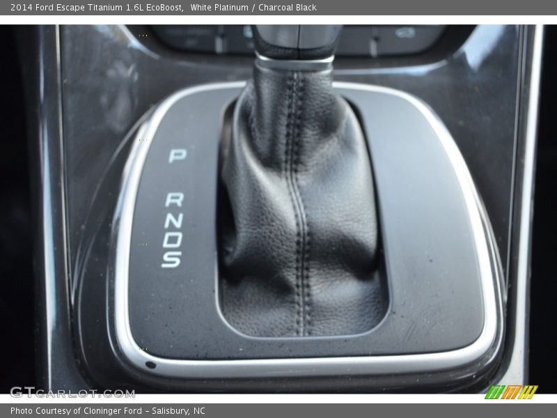 White Platinum / Charcoal Black 2014 Ford Escape Titanium 1.6L EcoBoost