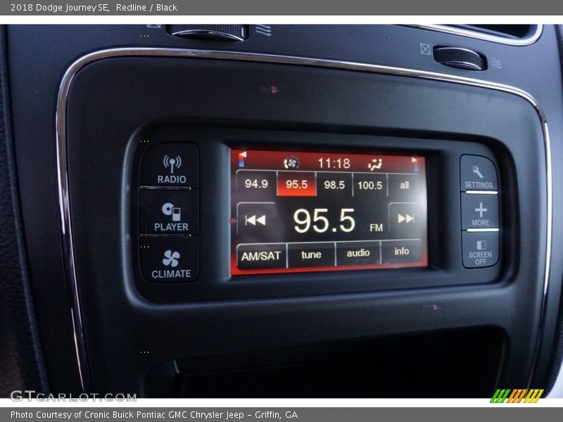 Redline / Black 2018 Dodge Journey SE