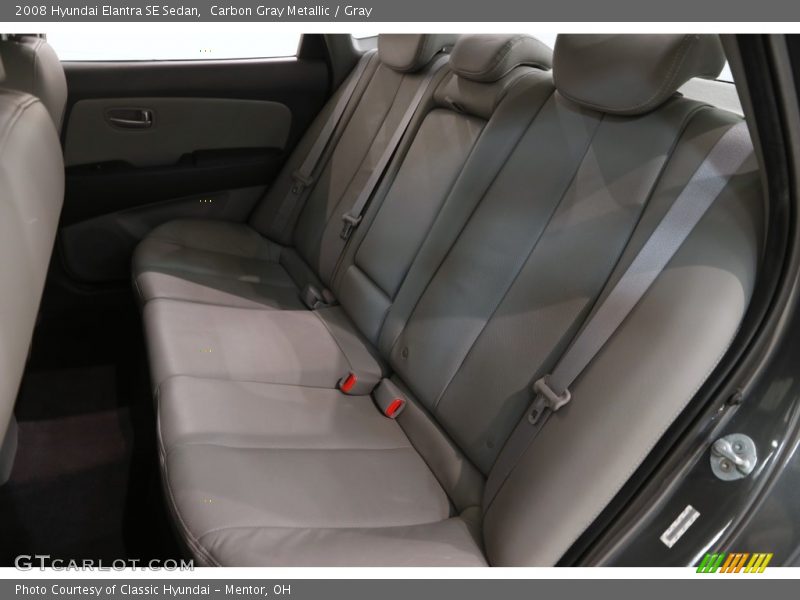 Carbon Gray Metallic / Gray 2008 Hyundai Elantra SE Sedan