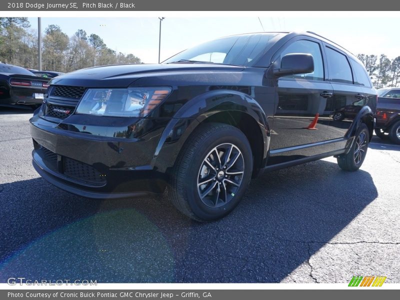 Pitch Black / Black 2018 Dodge Journey SE