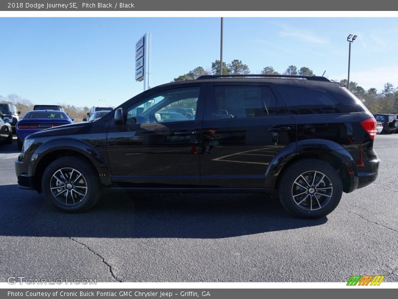 Pitch Black / Black 2018 Dodge Journey SE