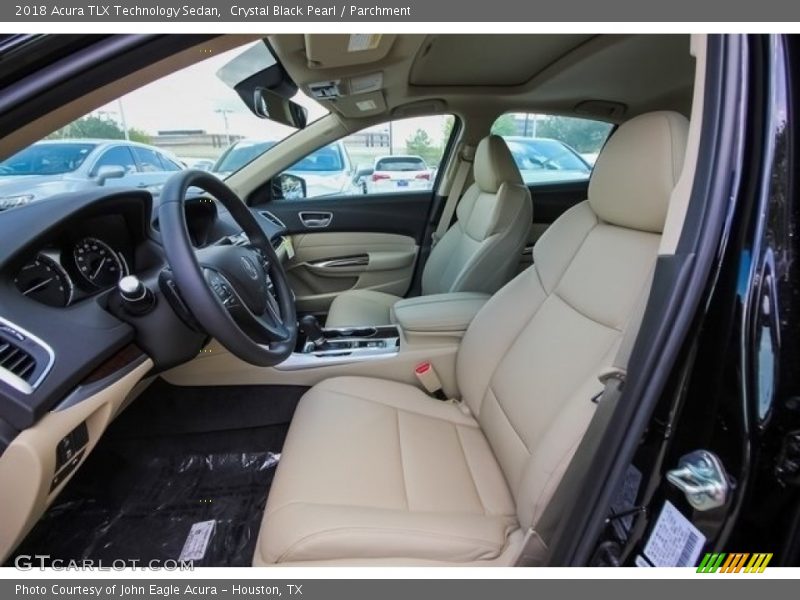 Crystal Black Pearl / Parchment 2018 Acura TLX Technology Sedan