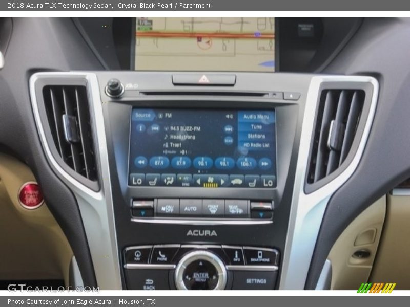Crystal Black Pearl / Parchment 2018 Acura TLX Technology Sedan