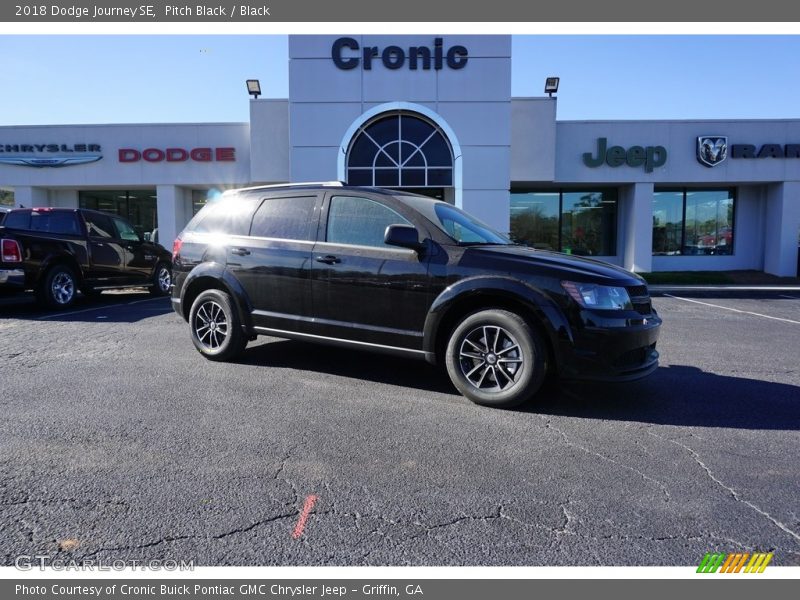 Pitch Black / Black 2018 Dodge Journey SE
