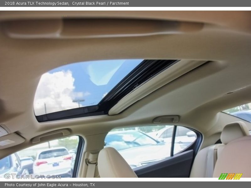 Crystal Black Pearl / Parchment 2018 Acura TLX Technology Sedan