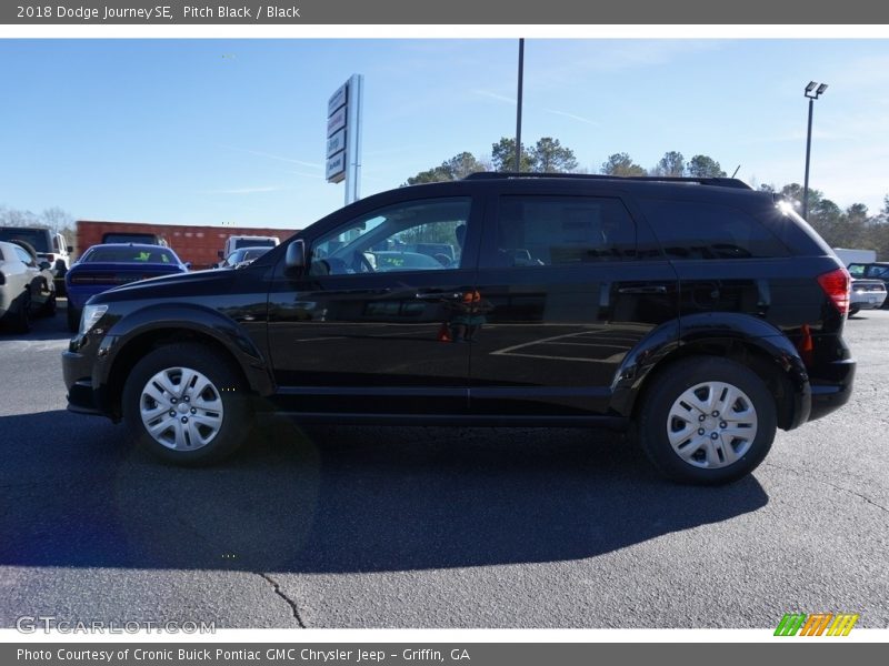 Pitch Black / Black 2018 Dodge Journey SE