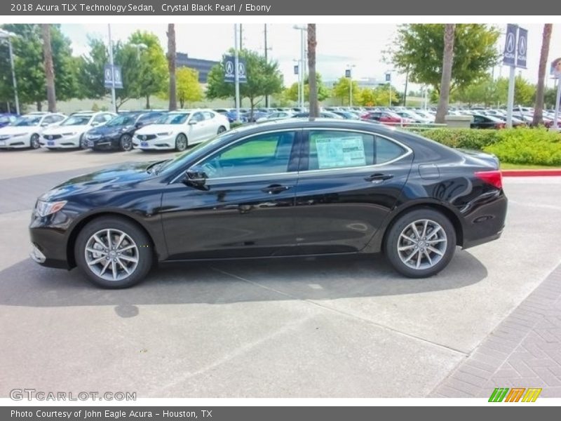 Crystal Black Pearl / Ebony 2018 Acura TLX Technology Sedan