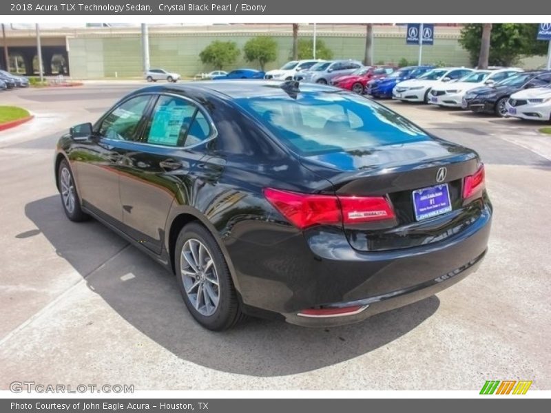 Crystal Black Pearl / Ebony 2018 Acura TLX Technology Sedan