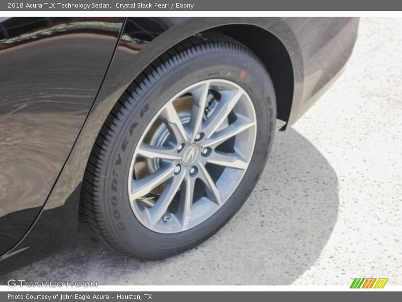 Crystal Black Pearl / Ebony 2018 Acura TLX Technology Sedan