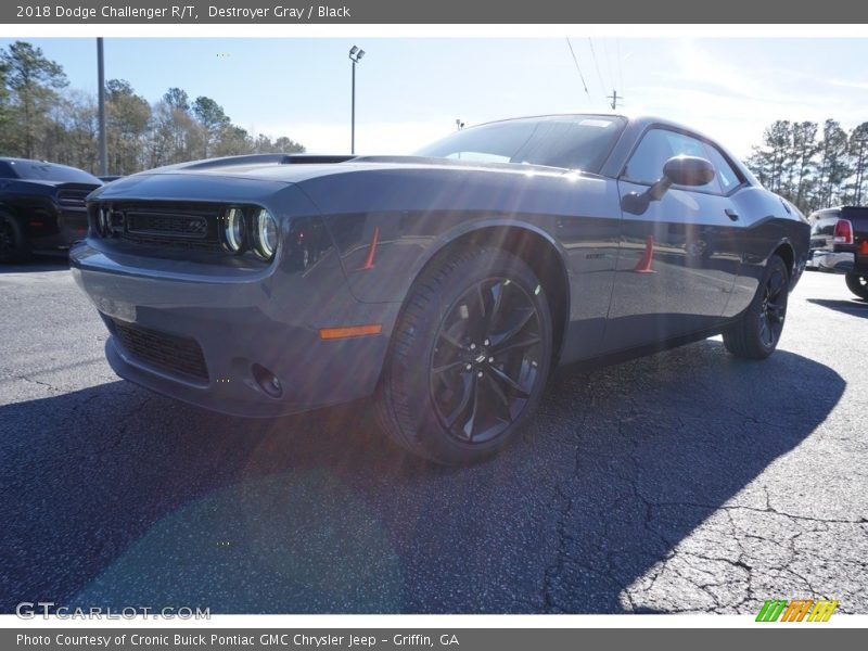 Destroyer Gray / Black 2018 Dodge Challenger R/T
