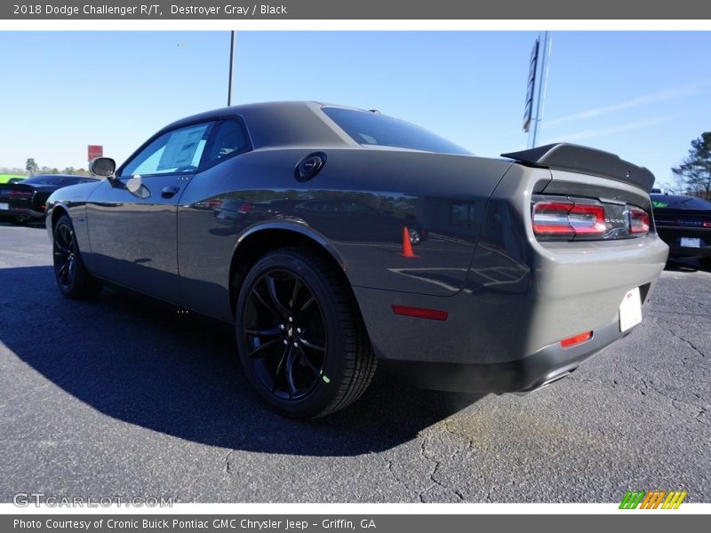 Destroyer Gray / Black 2018 Dodge Challenger R/T