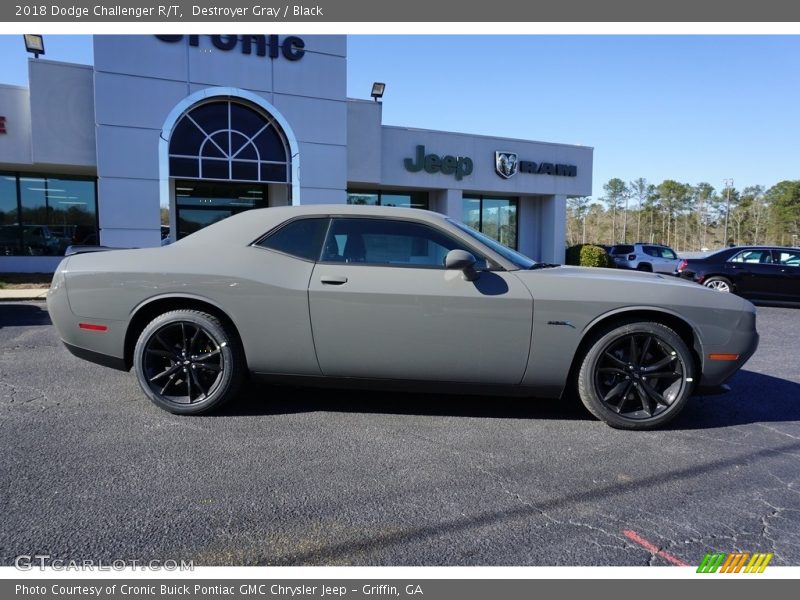 Destroyer Gray / Black 2018 Dodge Challenger R/T