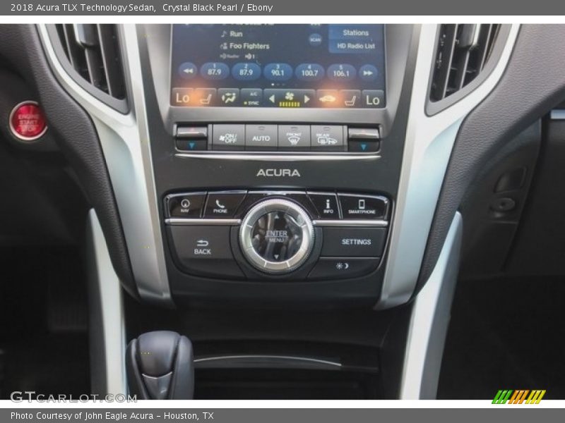 Crystal Black Pearl / Ebony 2018 Acura TLX Technology Sedan