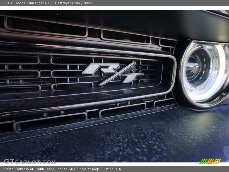 Destroyer Gray / Black 2018 Dodge Challenger R/T