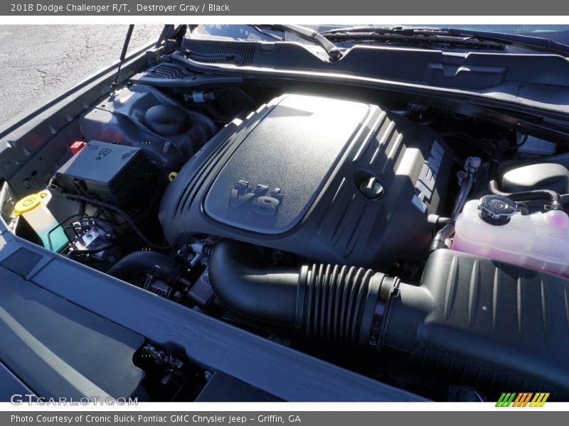 Destroyer Gray / Black 2018 Dodge Challenger R/T