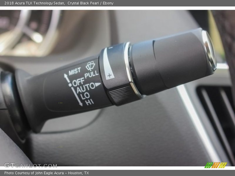 Crystal Black Pearl / Ebony 2018 Acura TLX Technology Sedan