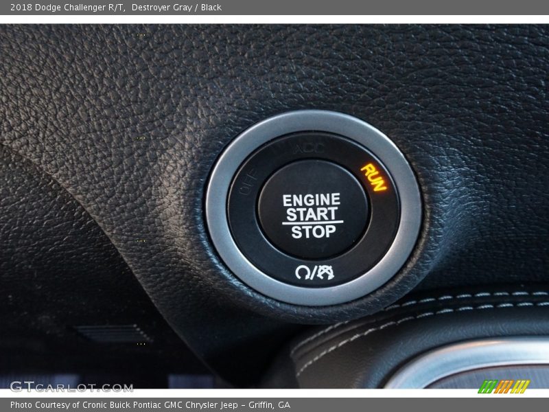 Destroyer Gray / Black 2018 Dodge Challenger R/T