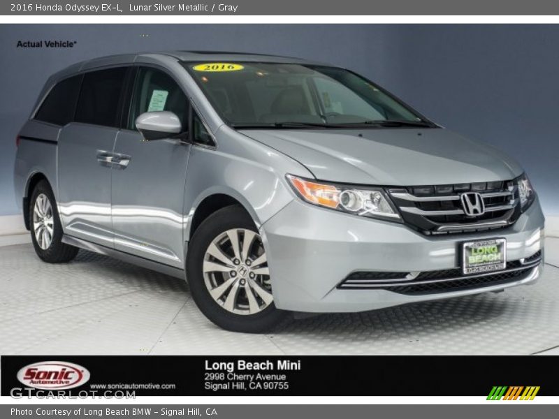 Lunar Silver Metallic / Gray 2016 Honda Odyssey EX-L